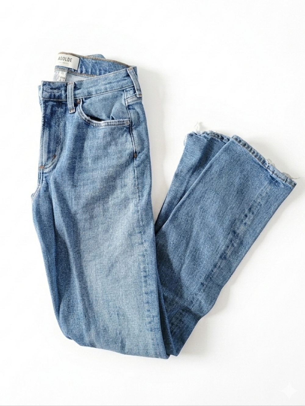 AGOLDE Lyle Low Rise Slim in Hour Size 25